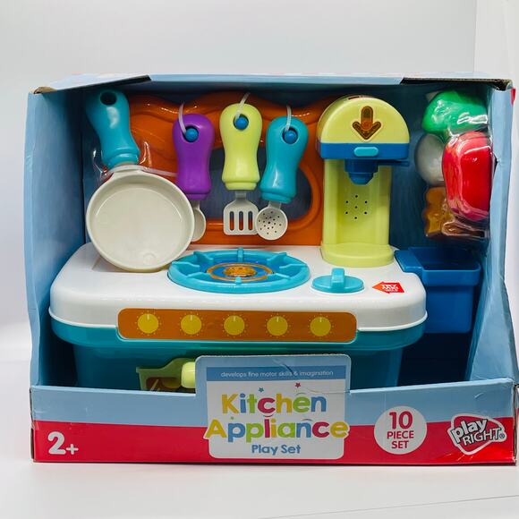 Play Right Kitchen Appliance Playset- NEW - Picture 1 of 7